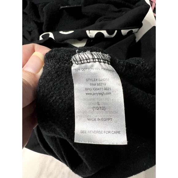 Nightmare Before Christmas Kids Sz 10 Pullover Hoodie Jack Skellington Skulls - Picture 6 of 9